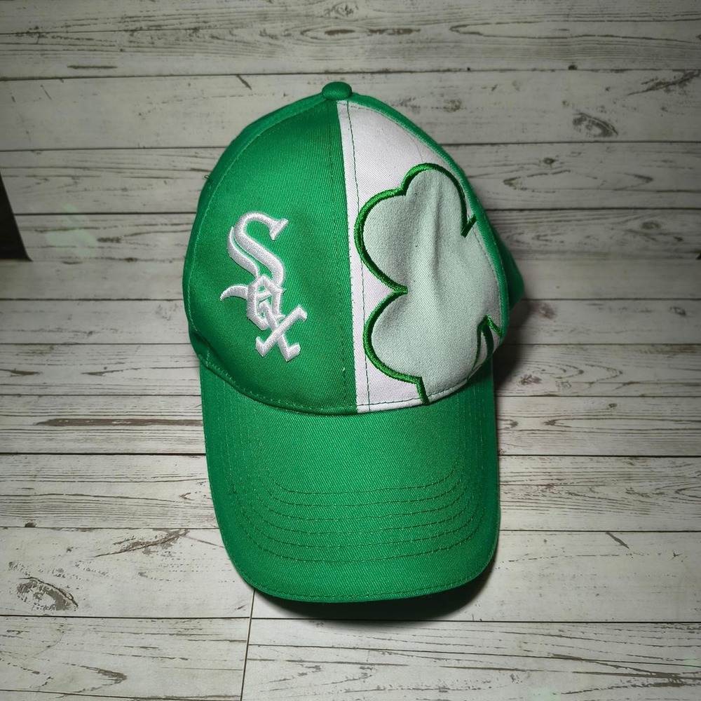 Chicago White Sox green St. Patrick's Day baseball cap‎